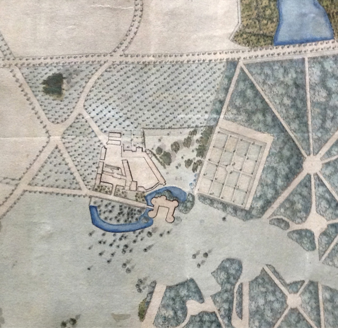 Plan établi pour le Général Lafayette de la Terre de La Grange